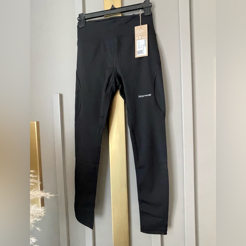 NNormal Women's Active Tights Black CWAT 1 00 Trail Running Leggings Size Small